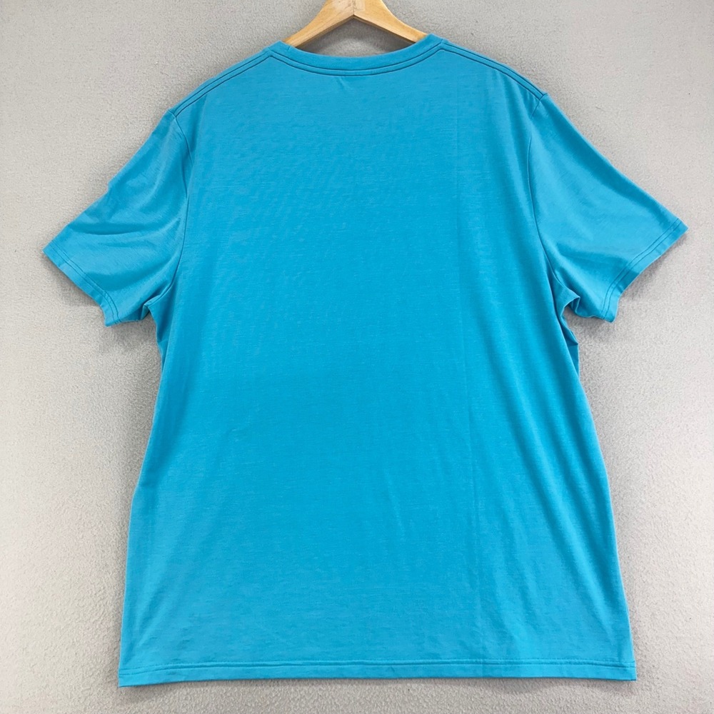 Outdoor Voices T-Shirt Mens Large Blue Comfort Stretch Performance Tee Casual - Picture 3 of 8